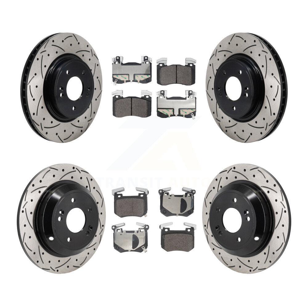 Transit Auto KDF-101813 Disc Brake Kit for 2023 Genesis G70 - Front and Rear