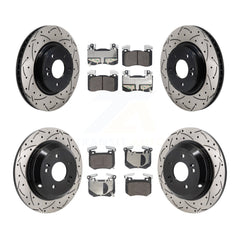 Transit Auto KDF-101813 Disc Brake Kit for 2023 Genesis G70 - Front and Rear
