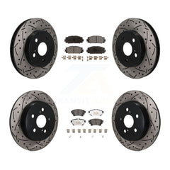 Transit Auto KDF-101822 Disc Brake Kit for 2020-2022 Toyota Corolla - Front and Rear