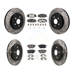 Transit Auto KDF-101823 Disc Brake Kit for 2020-2022 Toyota Corolla, Toyota Prius Prime - Front and Rear