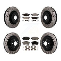 Transit Auto KDF-101824 Disc Brake Kit for 2013-2019 Mercedes-Benz GLS450, Mercedes-Benz GL450, Mercedes-Benz GL350 - Front and Rear
