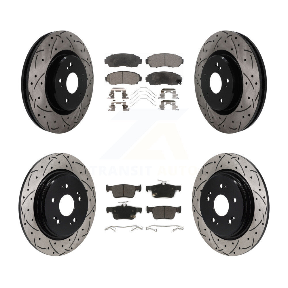 Transit Auto KDF-101826 Disc Brake Kit for 2019-2021 Acura RDX - Front and Rear
