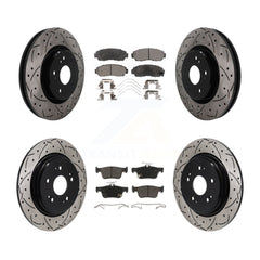 Transit Auto KDF-101826 Disc Brake Kit for 2019-2021 Acura RDX - Front and Rear