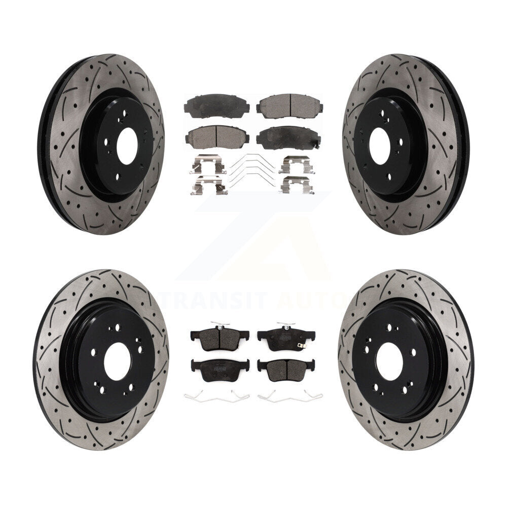 Transit Auto KDF-101827 Disc Brake Kit for 2022-2024 Acura RDX - Front and Rear