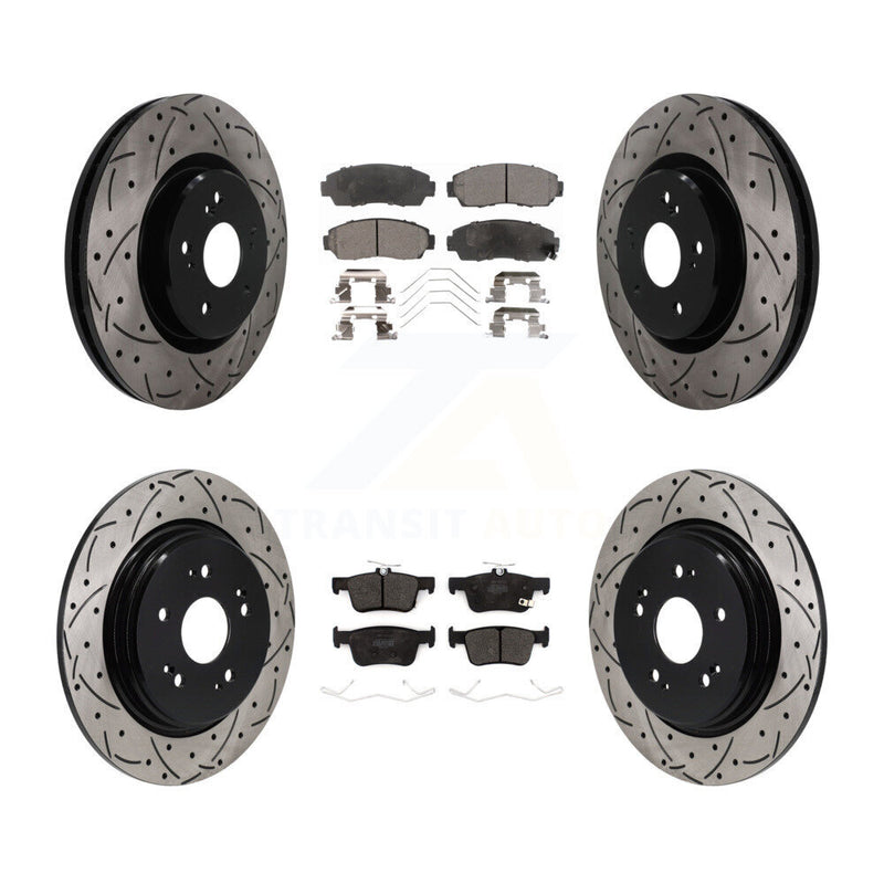 Transit Auto KDF-101827 Disc Brake Kit for 2022-2024 Acura RDX - Front and Rear