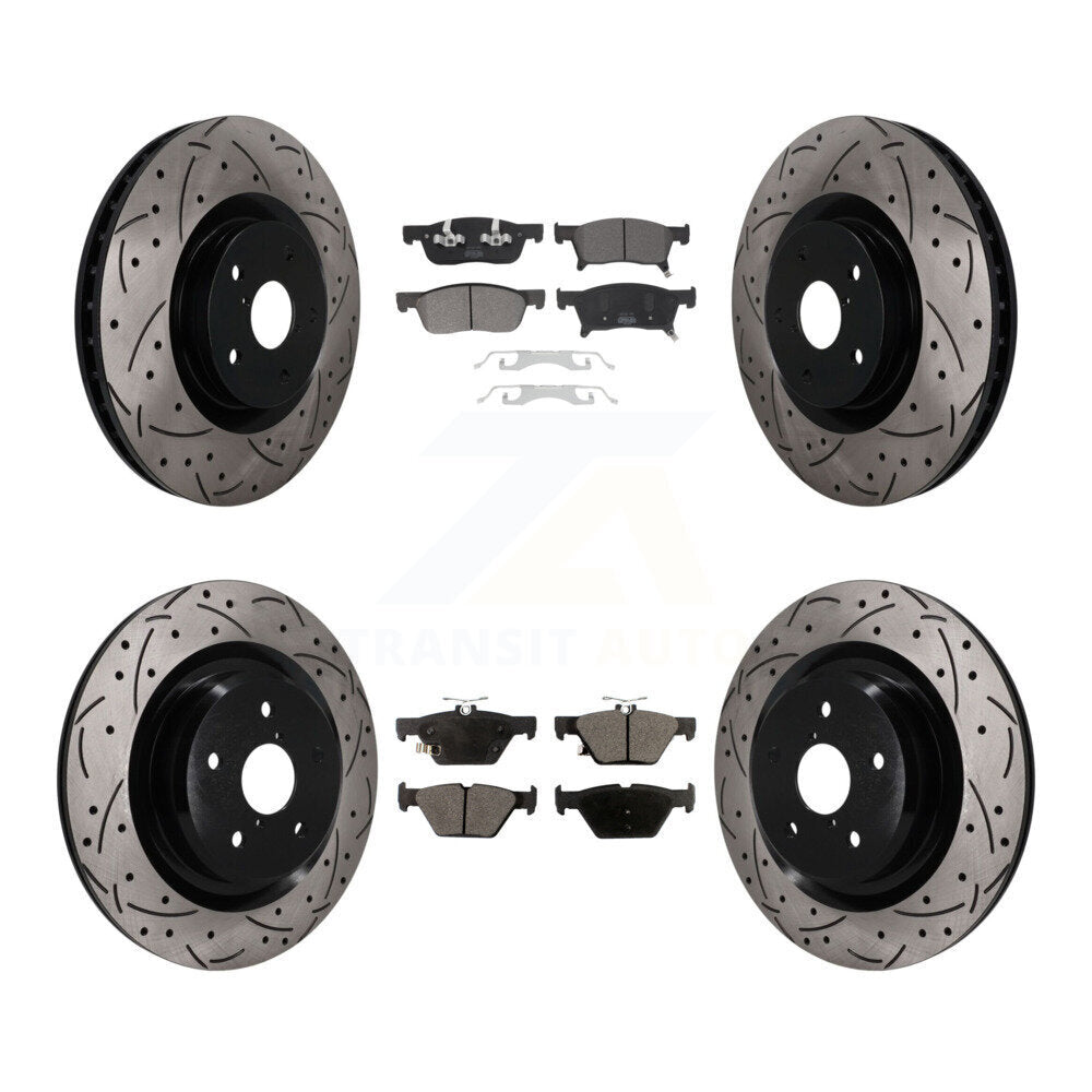 Transit Auto KDF-101830 Disc Brake Kit for 2019-2024 Subaru Ascent - Front and Rear