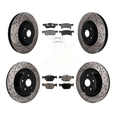Transit Auto KDF-101830 Disc Brake Kit for 2019-2024 Subaru Ascent - Front and Rear