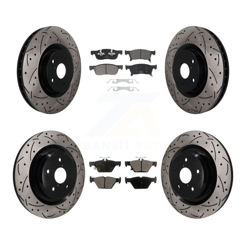 Transit Auto KDF-101830 Disc Brake Kit for 2019-2024 Subaru Ascent - Front and Rear