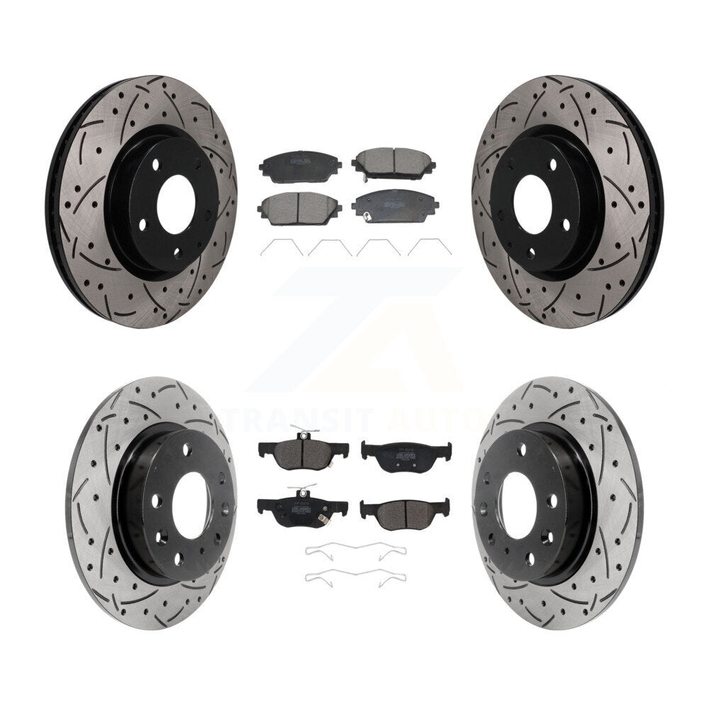 Transit Auto KDF-101831 Disc Brake Kit for 2020-2023 Mazda CX-30 - Front and Rear