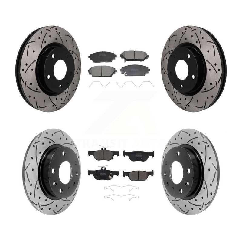 Transit Auto KDF-101831 Disc Brake Kit for 2020-2023 Mazda CX-30 - Front and Rear