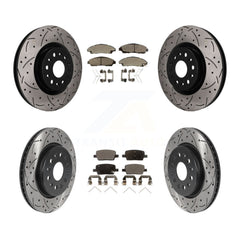 Transit Auto KDF-101833 Disc Brake Kit for 2017-2020 Cadillac XT6, Buick Enclave, Cadillac XT5 - Front and Rear
