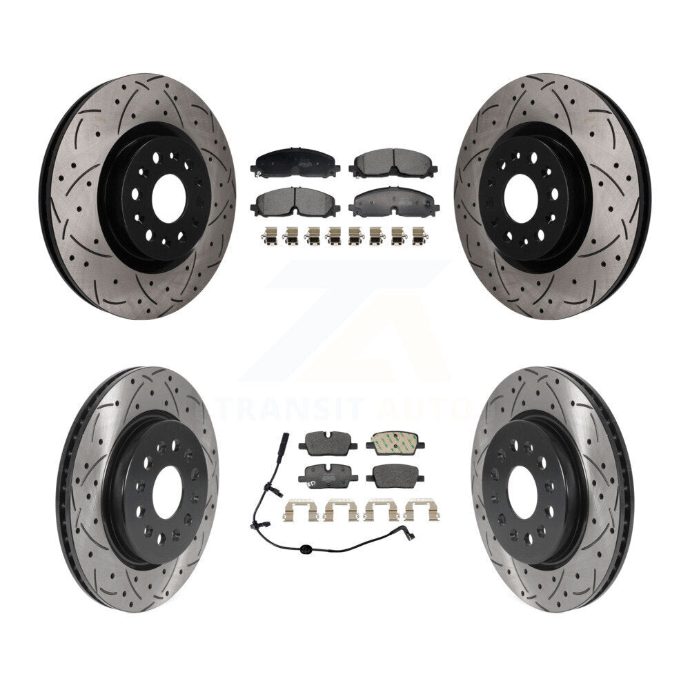 Transit Auto KDF-101834 Disc Brake Kit for 2021 Buick Enclave, Cadillac XT5, Cadillac XT6 - Front and Rear