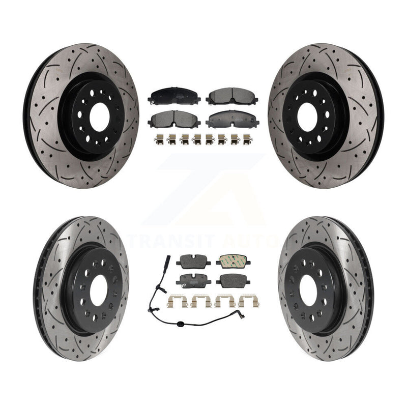 Transit Auto KDF-101834 Disc Brake Kit for 2021 Buick Enclave, Cadillac XT5, Cadillac XT6 - Front and Rear