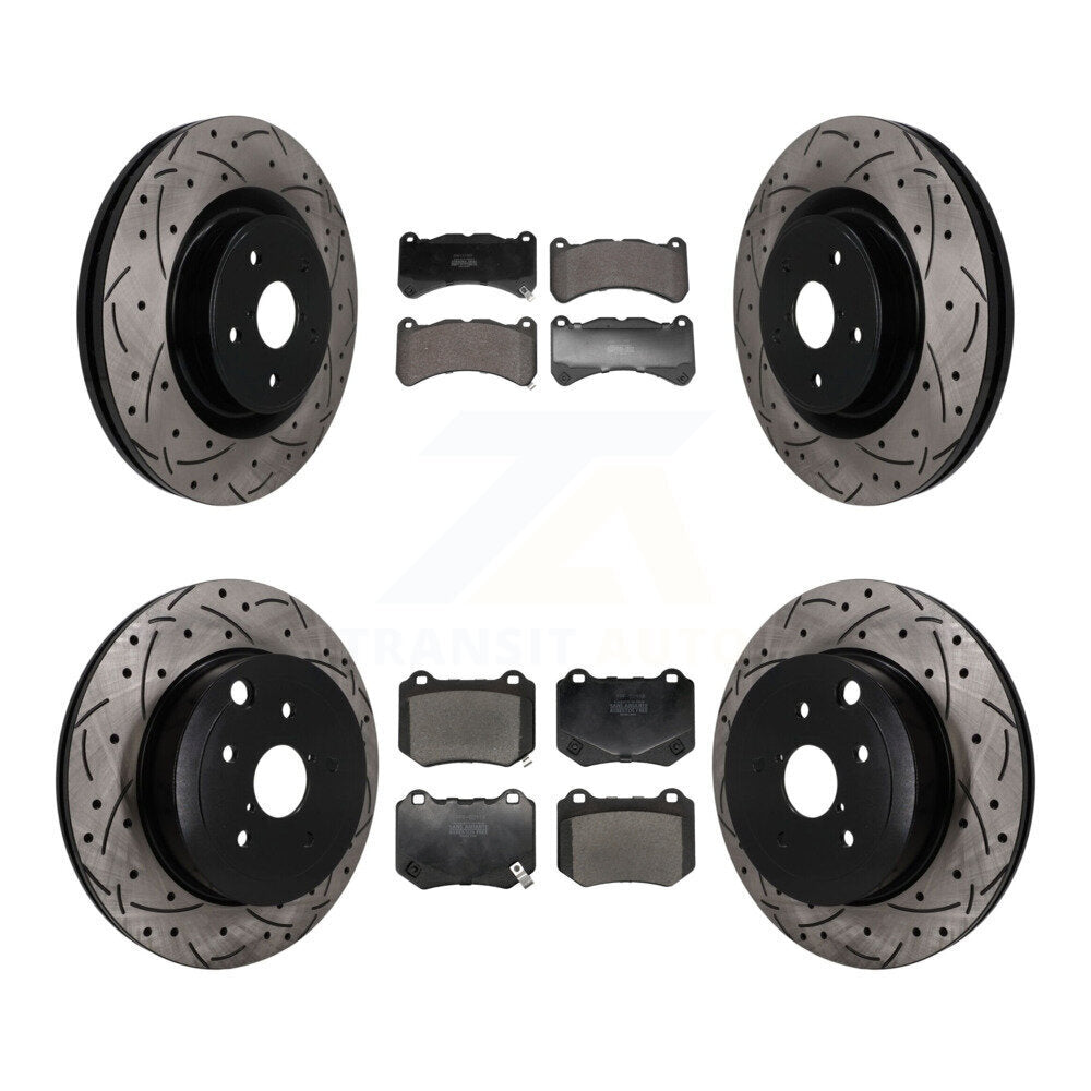 Transit Auto KDF-101835 Disc Brake Kit for 2018-2020 Subaru WRX STI - Front and Rear