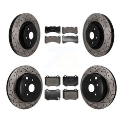 Transit Auto KDF-101835 Disc Brake Kit for 2018-2020 Subaru WRX STI - Front and Rear