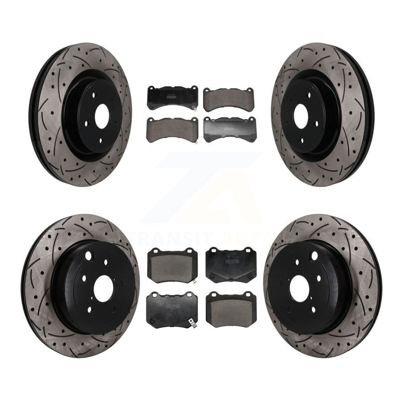 Transit Auto KDF-101835 Disc Brake Kit for 2018-2020 Subaru WRX STI - Front and Rear