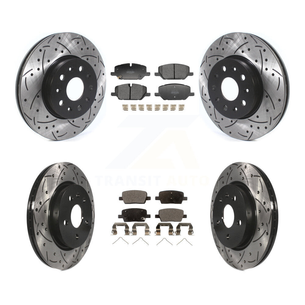 Transit Auto KDF-101837 Disc Brake Kit for 2021-2022 Chevrolet Camaro - Front and Rear
