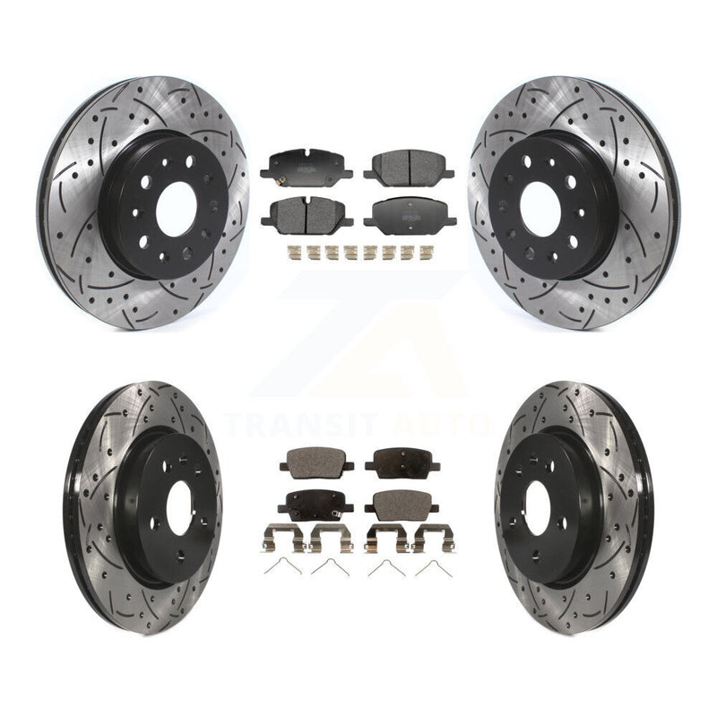 Transit Auto KDF-101837 Disc Brake Kit for 2021-2022 Chevrolet Camaro - Front and Rear