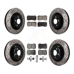Transit Auto KDF-101838 Disc Brake Kit for 2005-2023 Dodge Challenger, Dodge Charger and More - Front and Rear