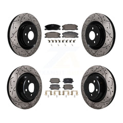 Transit Auto KDF-101839 Disc Brake Kit for 2014-2021 Dodge Charger - Front and Rear