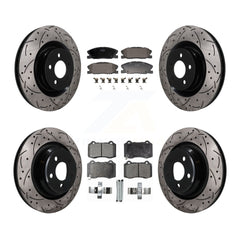 Transit Auto KDF-101840 Disc Brake Kit for 2014-2021 Dodge Charger - Front and Rear