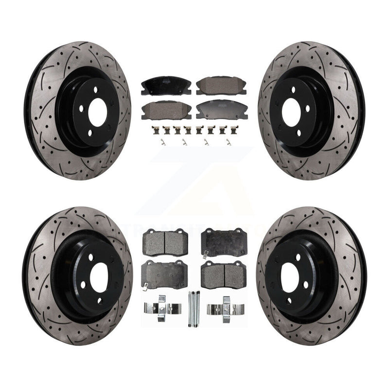 Transit Auto KDF-101840 Disc Brake Kit for 2014-2021 Dodge Charger - Front and Rear