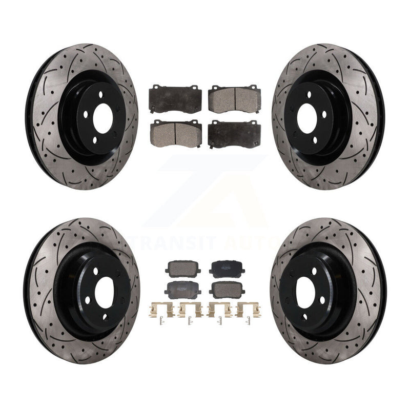 Transit Auto KDF-101841 Disc Brake Kit for 2014-2016 Dodge Charger - Front and Rear