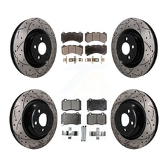 Transit Auto KDF-101842 Disc Brake Kit for 2015-2021 Dodge Charger, Dodge Challenger - Front and Rear