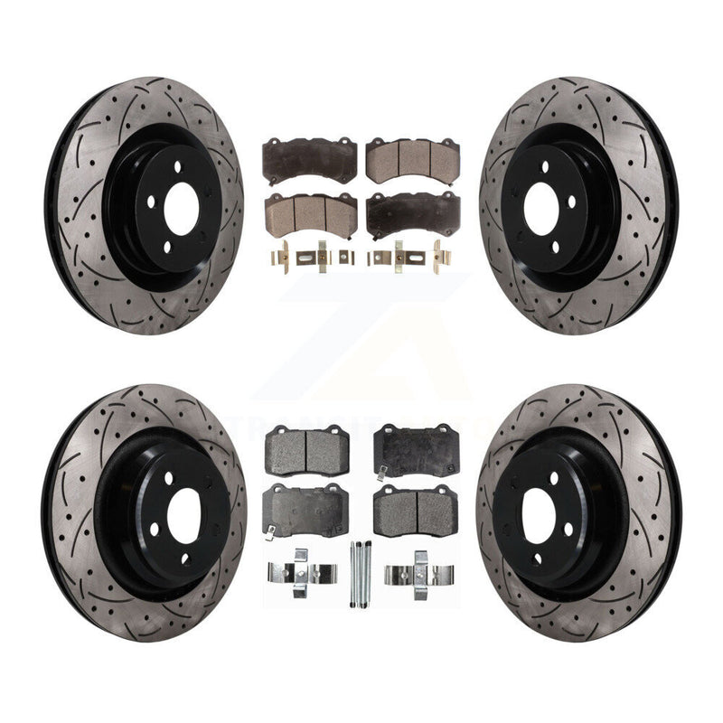 Transit Auto KDF-101842 Disc Brake Kit for 2015-2021 Dodge Charger, Dodge Challenger - Front and Rear