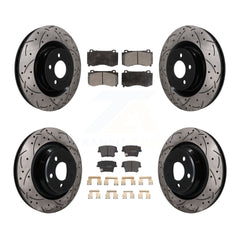 Transit Auto KDF-101844 Disc Brake Kit for 2015 Dodge Charger - Front and Rear