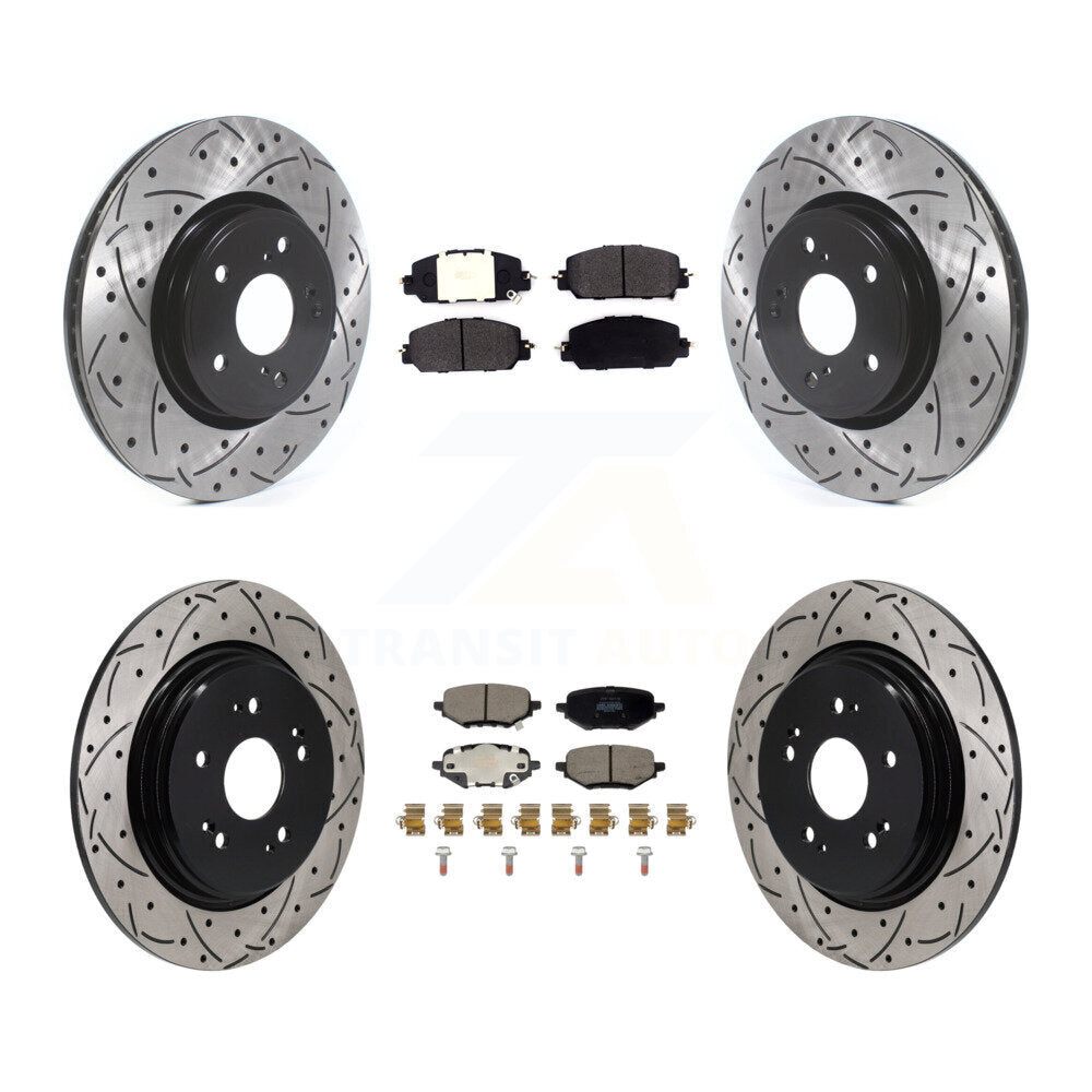 Transit Auto KDF-101846 Disc Brake Kit for 2023 Honda HR-V - Front and Rear