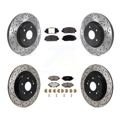 Transit Auto KDF-101846 Disc Brake Kit for 2023 Honda HR-V - Front and Rear