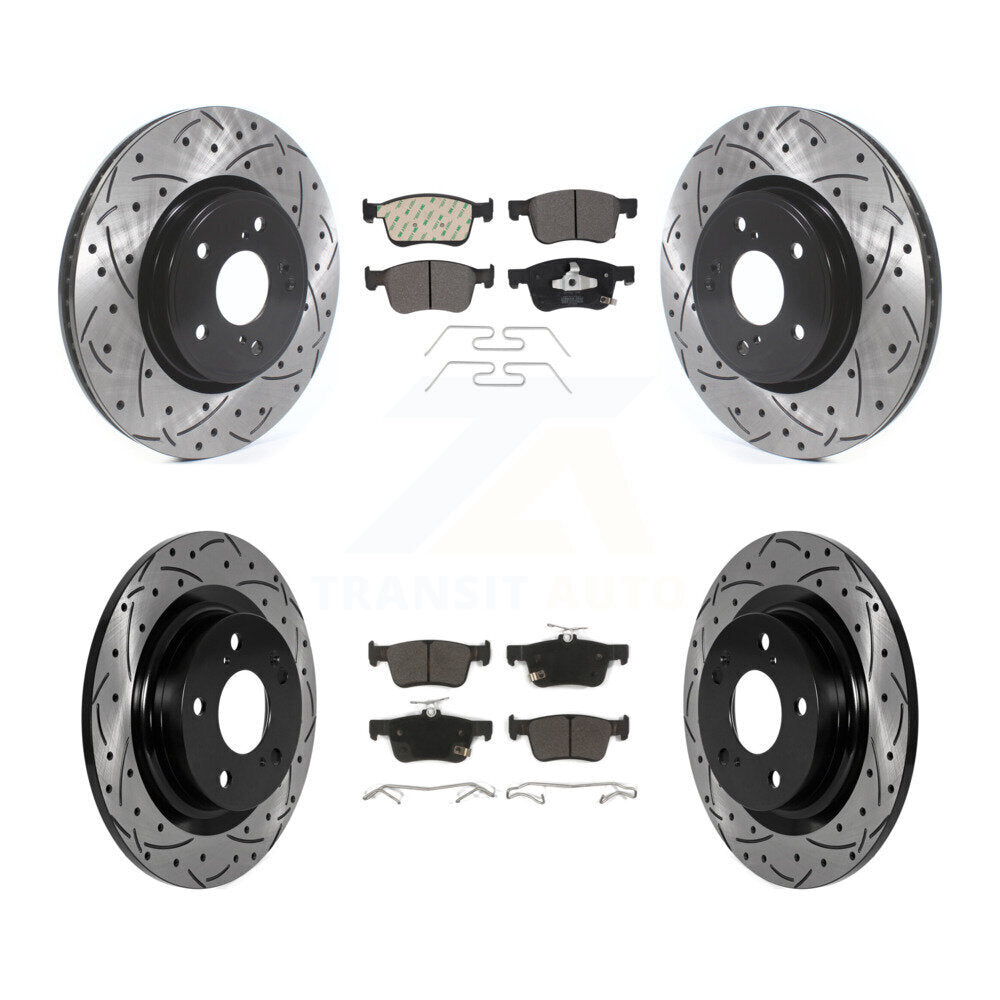 Transit Auto KDF-101847 Disc Brake Kit for 2024 Acura Integra - Front and Rear