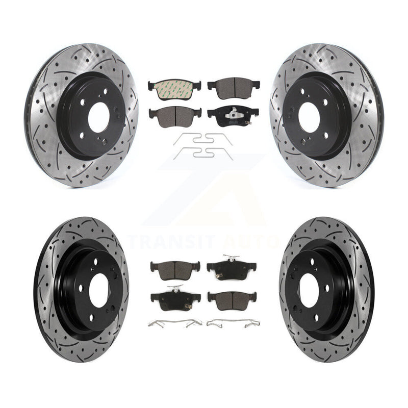 Transit Auto KDF-101847 Disc Brake Kit for 2024 Acura Integra - Front and Rear