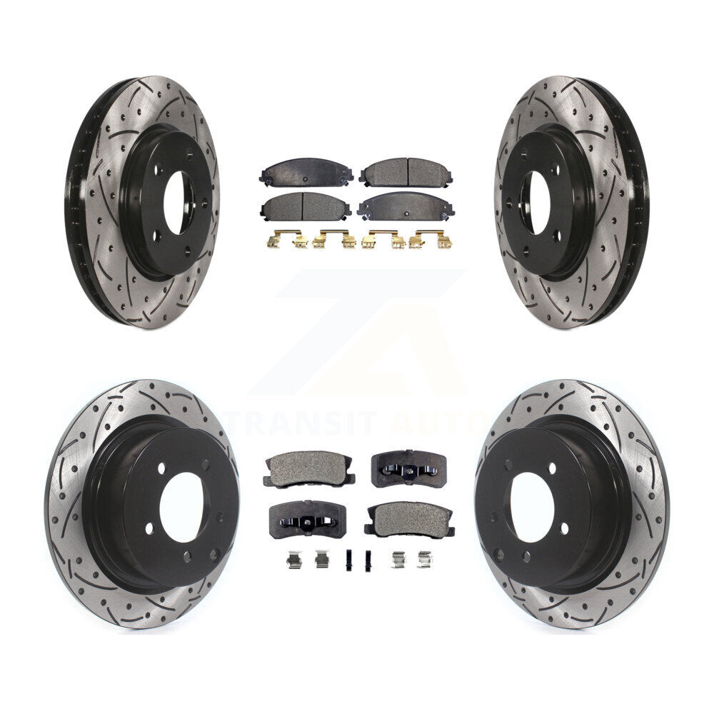 Transit Auto KDF-101849 Disc Brake Kit for 2008-2009 Dodge Caliber - Front and Rear
