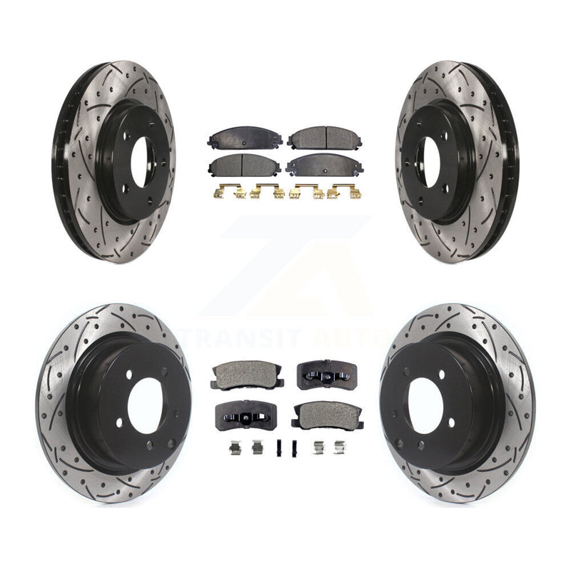 Transit Auto KDF-101849 Disc Brake Kit for 2008-2009 Dodge Caliber - Front and Rear