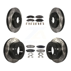 Transit Auto KDF-101850 Disc Brake Kit for 2011 Chevrolet Silverado 1500 - Front and Rear