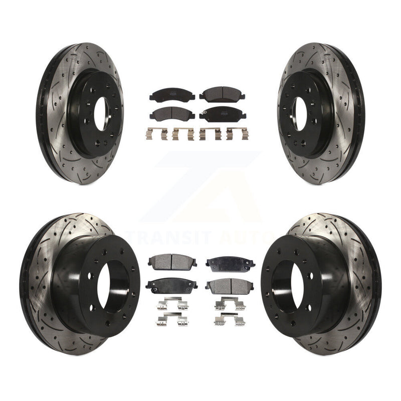 Transit Auto KDF-101850 Disc Brake Kit for 2011 Chevrolet Silverado 1500 - Front and Rear
