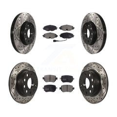 Transit Auto KDF-101851 Disc Brake Kit for 2015 Volkswagen Golf SportWagen - Front and Rear