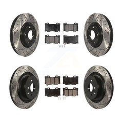 Transit Auto KDF-101852 Disc Brake Kit for 2009-2013 INFINITI G37 - Front and Rear