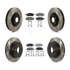 Transit Auto KDF-101853 Disc Brake Kit for 2009-2013 INFINITI G37 - Front and Rear