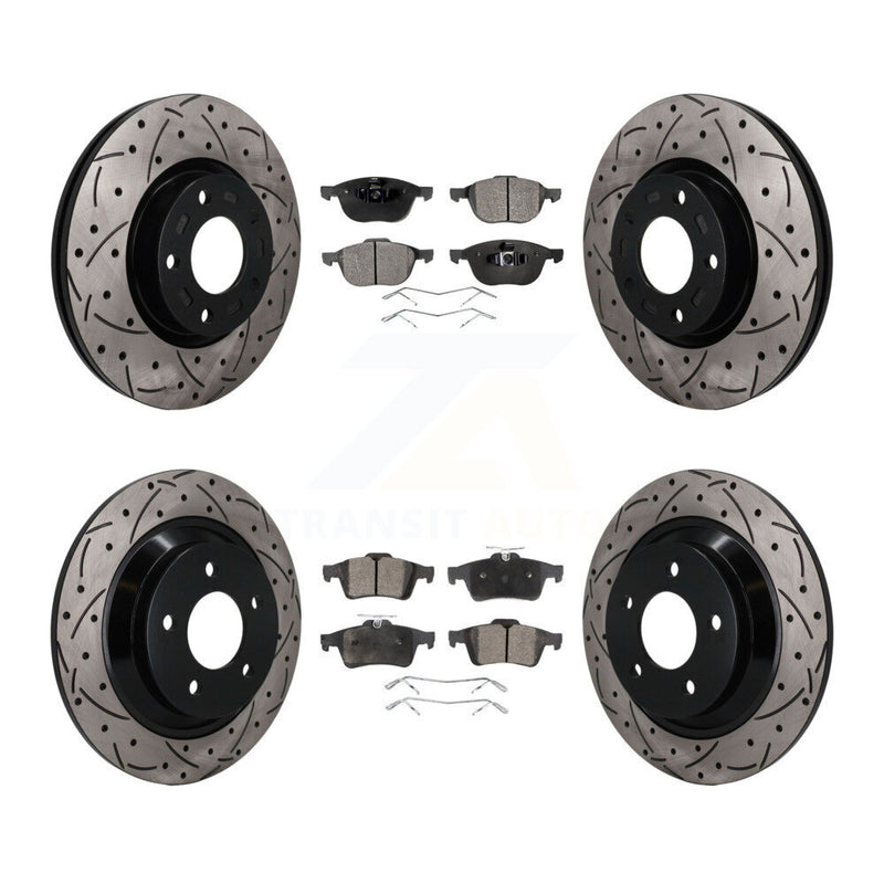 Transit Auto KDF-101859 Disc Brake Kit for 2006-2017 Mazda 5 - Front and Rear