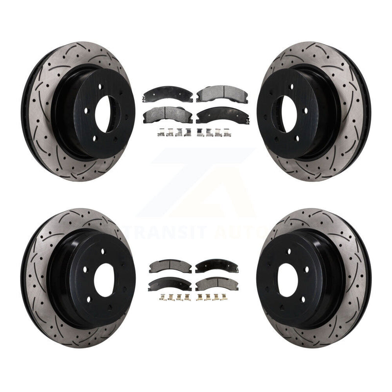 Transit Auto KDF-101860 Disc Brake Kit for 2016-2024 Nissan TITAN XD - Front and Rear
