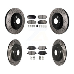 Transit Auto KDF-101862 Disc Brake Kit for 2011-2015 Ford Edge, Lincoln MKX - Front and Rear
