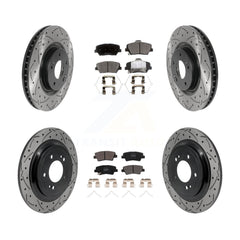 Transit Auto KDF-101863 Disc Brake Kit for 2019-2020 Hyundai Nexo - Front and Rear