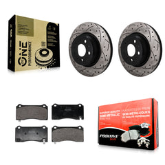 Transit Auto KDF-101868 Disc Brake Kit for 2017-2022 Tesla 3 - Front