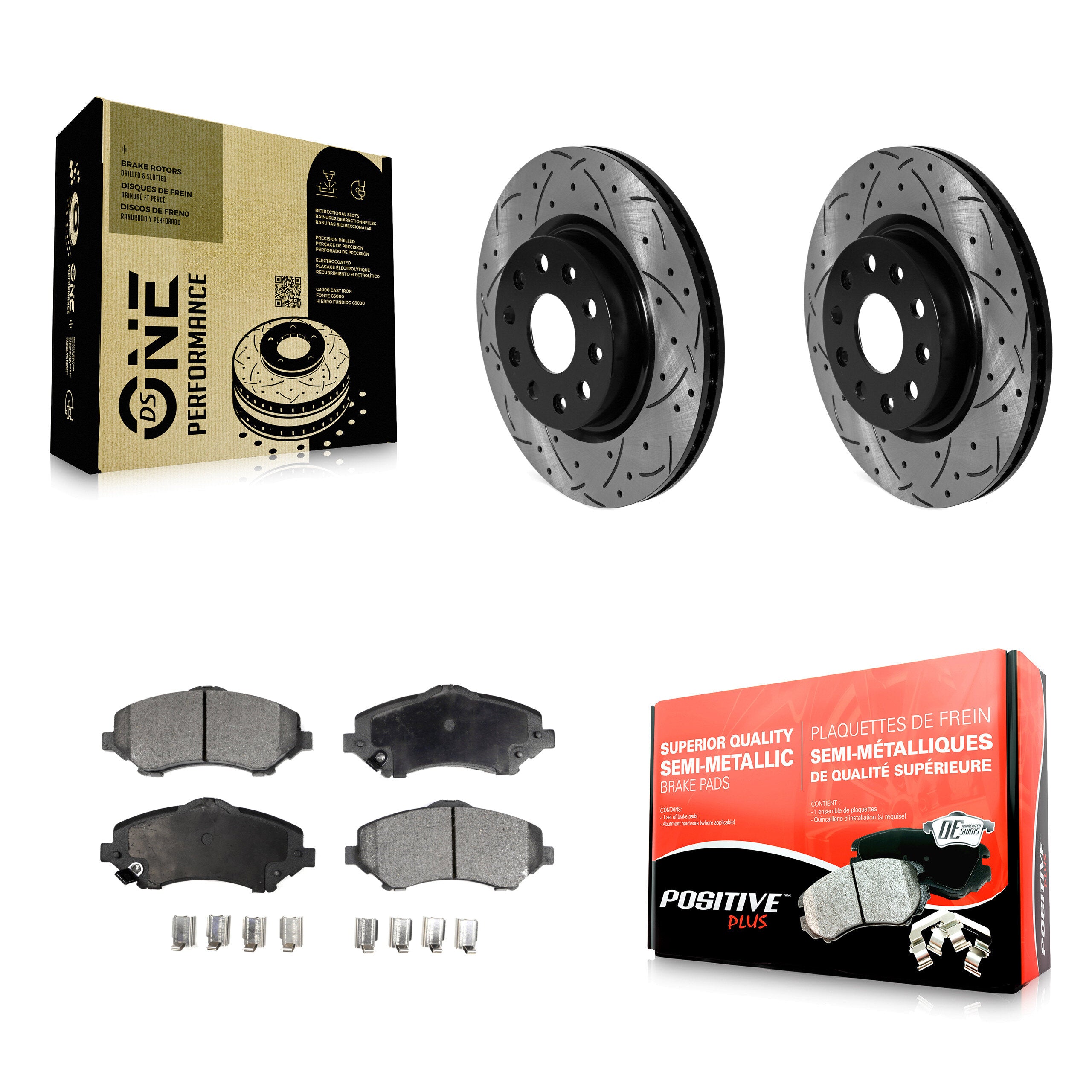 Transit Auto KDF-101872 Disc Brake Kit for 2018-2020 Jeep Wrangler - Front