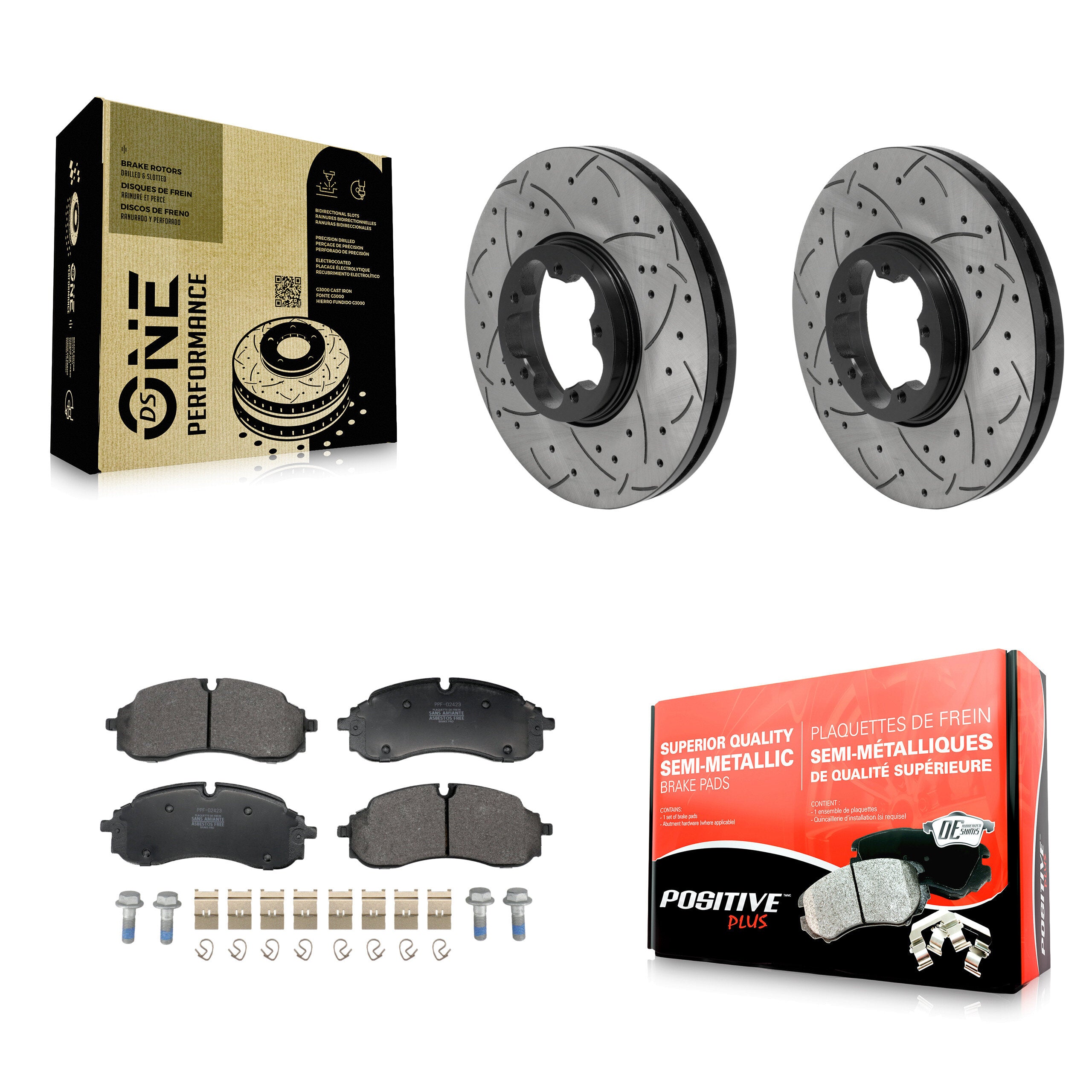 Transit Auto KDF-101878 Disc Brake Kit for 2021-2023 Ford E-Transit, Ford Transit-150 and More - Front
