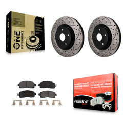 Transit Auto KDF-101879 Disc Brake Kit for 2019-2024 Subaru Crosstrek, Subaru WRX and More - Front