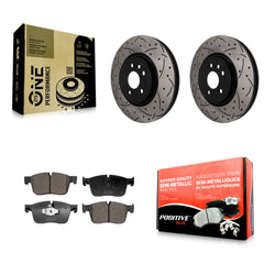 Transit Auto KDF-101885 Disc Brake Kit for 2017-2019 Jaguar F-Pace - Front